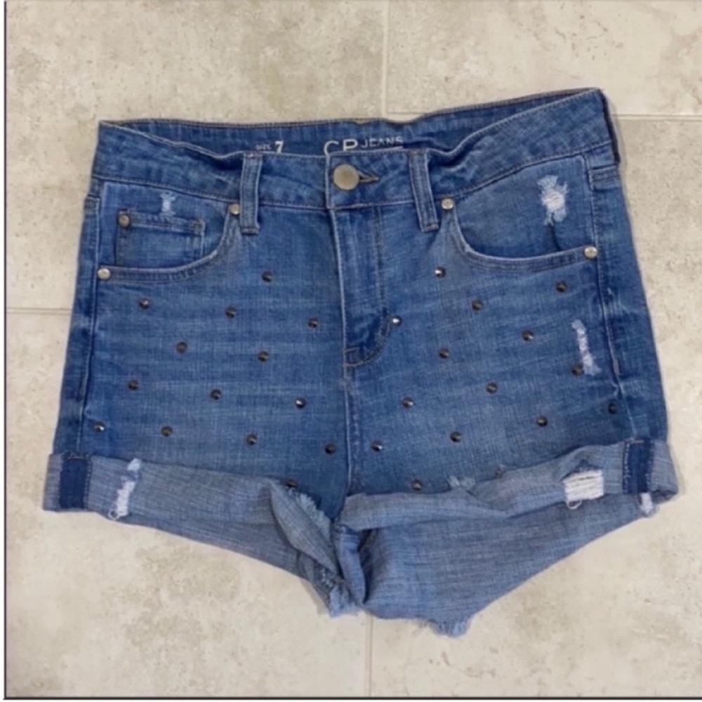 Women's Blue Denim Shorts
